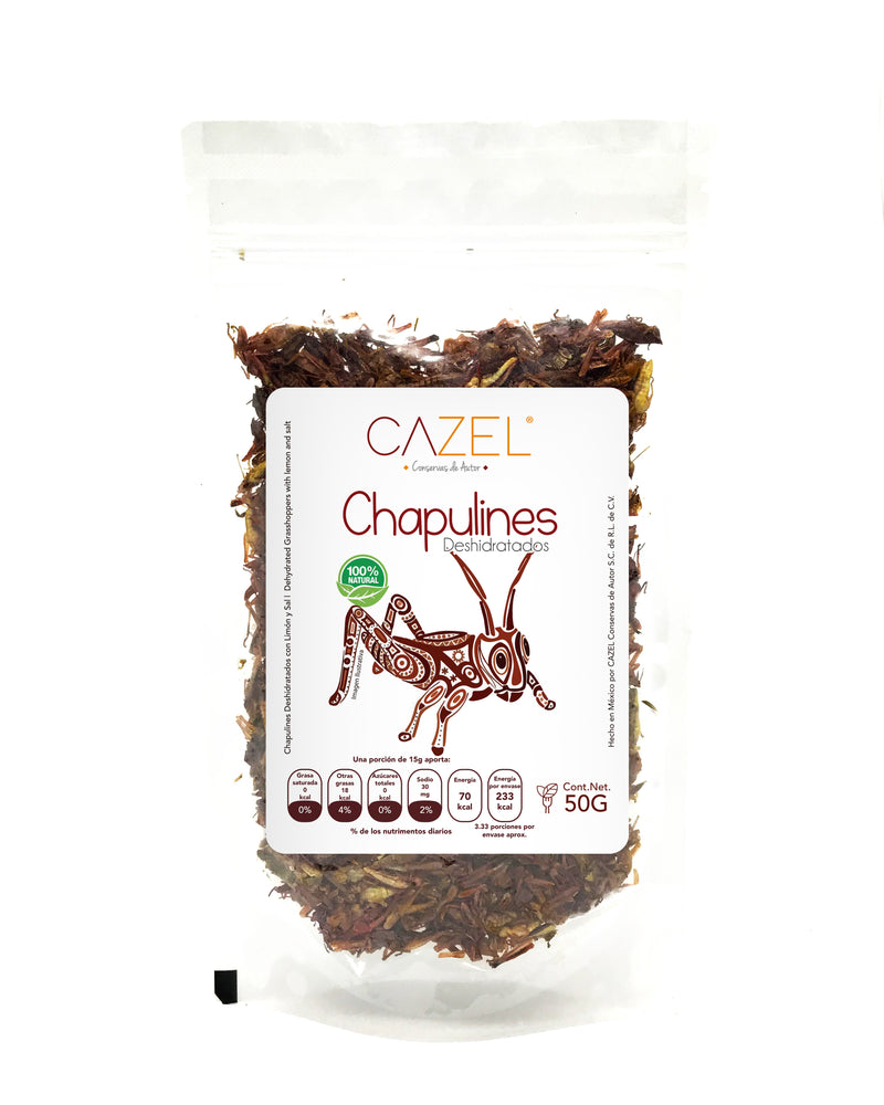 Chapulines Oaxaqueños Deshidratados 50GR