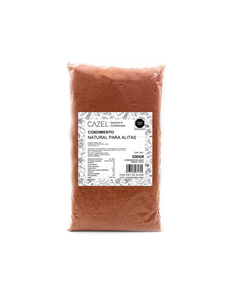 Condimento Natural Para Alitas 500GR