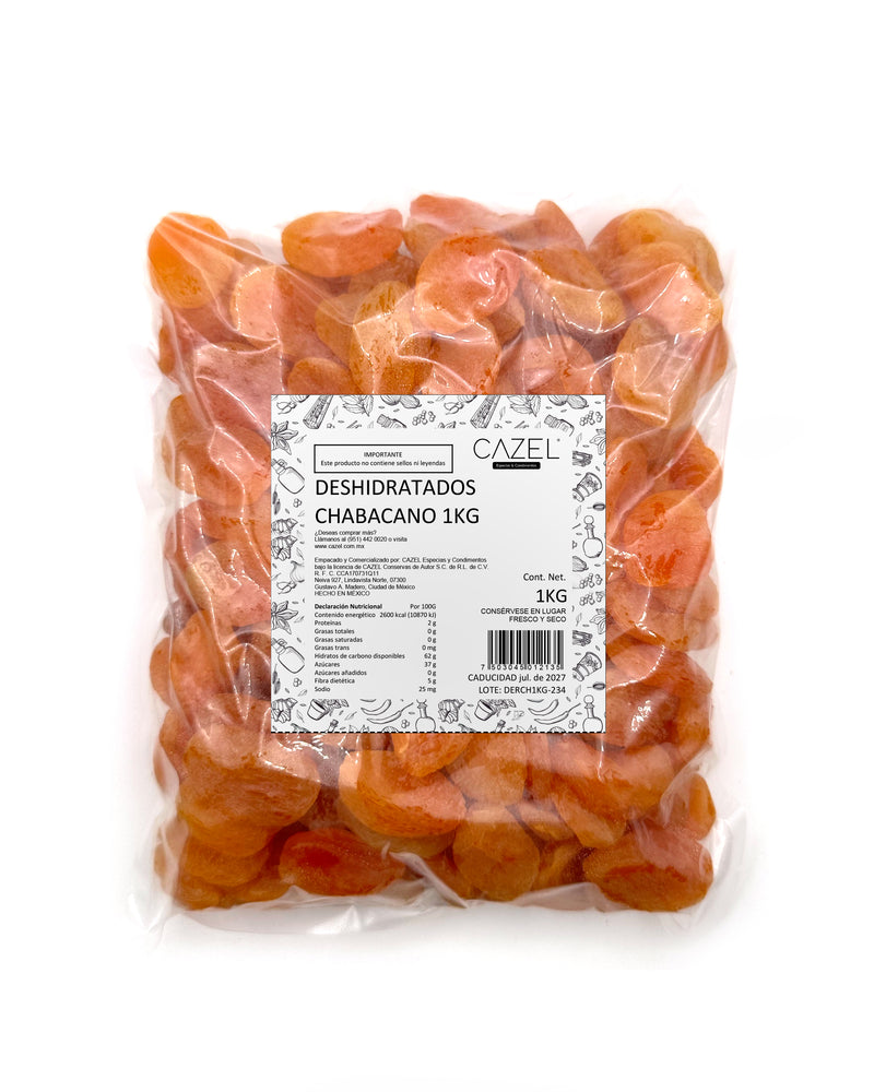 Chabacano Deshidratado Premium 1KG