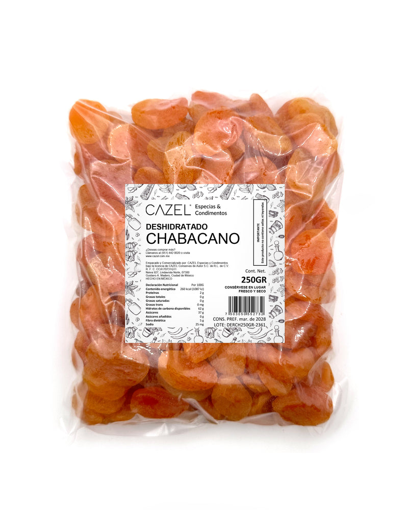 Chabacano Deshidratado Premium 250GR