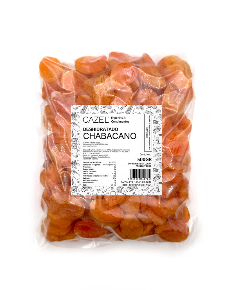 Chabacano Deshidratado Premium 500GR