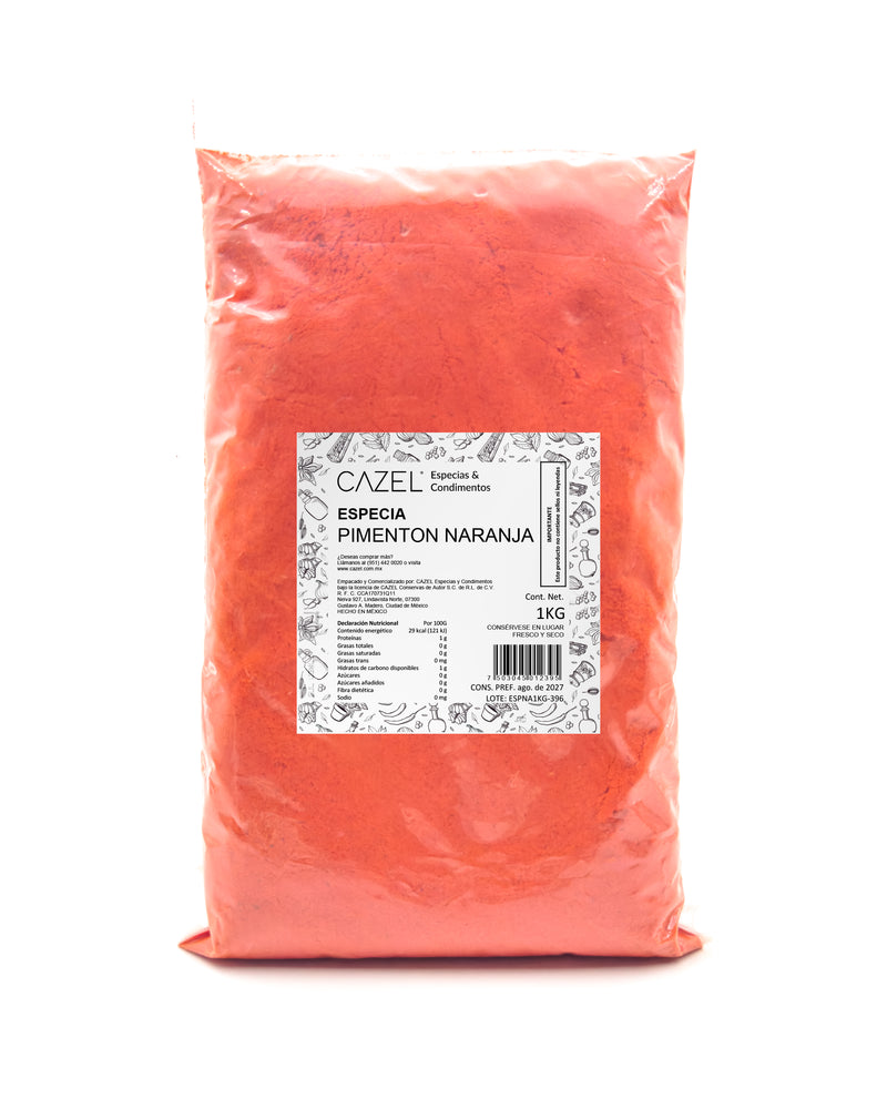 Pimentón Naranja 1KG