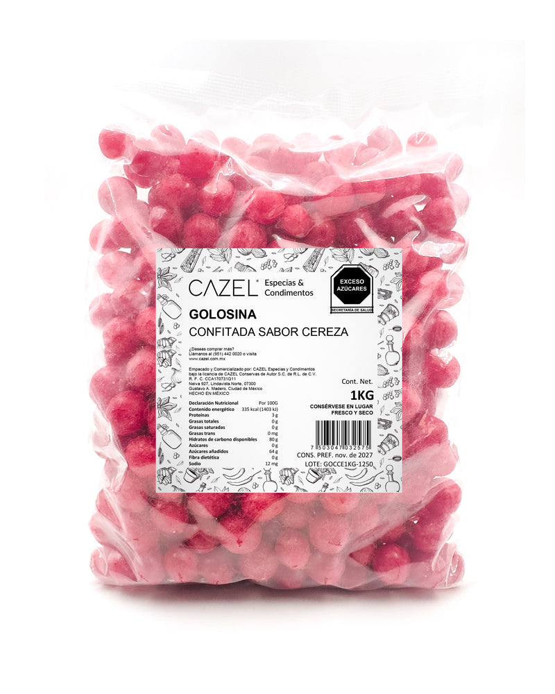 Golosina Confitada Sabor Cereza 1KG