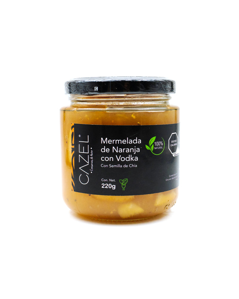 Mermelada de Naranja con Vodka y Chía 220gr